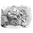 thumbnail image 2 of Christmas Pudding 1848. N'Taking Up The Christmas Pudding.' Wood Engraving After A Drawing By Kenny Meadows English, 2 of 2