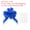 Dark Blue, variant on Uxcell 8 pack Large Bows for Gift Wrapping, Reusable Ribbon Bow Purple