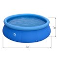 thumbnail image 2 of JLeisure Avenli 17808 12 Ft x 30" Prompt Set 2-3 Person Inflatable Outdoor Kids Swimming Pool, 2 of 6
