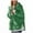 Green, variant on Women's Causal Quilted Jacket Lightweight Stand Collar Long Sleeve Zip Up Side Split Warm Winter Coats with Pockets