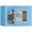 Blue, variant on 0.23 Cubic Feet Small Safe for Home Use: Secure Safe with Key and Password, Metal Mini Storage Cabinet for Money, Documents, and Valuables - Blue