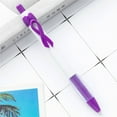 thumbnail image 2 of Uanit 10Pcs Aids Awareness Mini Pen Ribbon Retractable Gel Roller Pen Breast Cancer Awareness Ribbon Pen Point Breast Cancer Pens Plastic Gel Ballpoint Pens for Women Gift 10Ml, 2 of 4