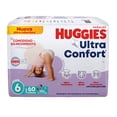 thumbnail image 1 of Pañales Huggies UltraConfort etapa 6 niña 60 piezas, 1 of 6