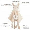 thumbnail image 4 of Baby S E Curity Blanket With Teether Rattle Baby Soothing Towel S Nuggle Stuffed Animal Soft Sensory Lovey Li On Camping Shower Towel, 4 of 4
