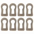 thumbnail image 1 of 10Pcs Antique Keyhole Cover Metal Keyhole Cover Decorative Keyhole Insert Escutcheon Plate, 1 of 1