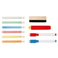 thumbnail image 6 of Hape Standing Flip Flat Double-Sided Blackboard/Whiteboard Easel with  4 Chalks, 2 Marker Pens & Board Rubber, 6 of 6