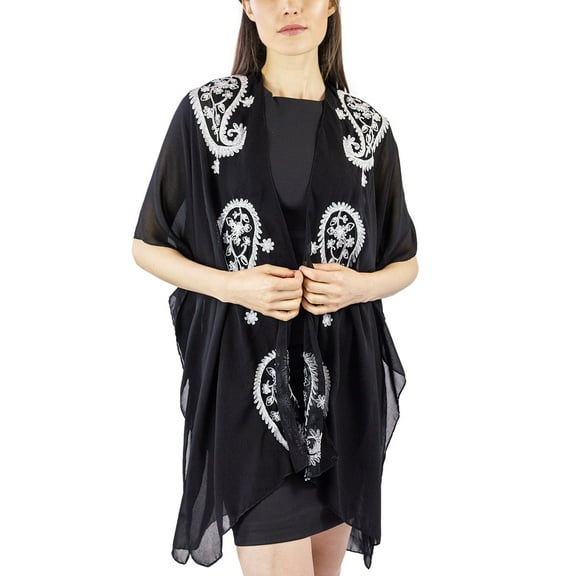 PAISLEY BORDER KIMONO