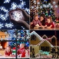 thumbnail image 4 of 2-Pack Christmas Snowflake String Lights, 12M Battery Operated String Lights with 80 LED, Battery Operated for Home, Indoor, Outdoor, 4 of 8