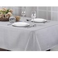 thumbnail image 1 of Kashi Home Stone Silver Tablecloth 60"X84", Decorative Fabric Tablecloth for Gathering, Buffet Table, Parties, Holiday Dinner, Wedding & More, 1 of 8