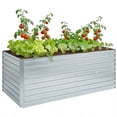 thumbnail image 1 of Outsunny Galvanized Raised Garden Bed, 5' x 3' x 2' Planter Box, Silver, 1 of 10