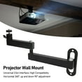 thumbnail image 4 of Projector Wall Mount, Metal Structure Foldable Projector Stand Secure and Stable 1/4 inch Interface High Compatibility 20-35cm  for Camera Projection Device, 4 of 7