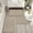 Brown Withe, variant on Bathroom Rugs Sets 3 Pieces, Ultra Thin Bath Mats Fit Under Door, Absorbent Quickly Dry Rubber Backing Braided Bath Mat Set