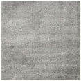 thumbnail image 5 of SAFAVIEH Santa Monica Chelsey Solid Shag Area Rug, Silver, 6'7" x 6'7" Round, 5 of 8