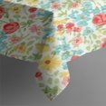 thumbnail image 3 of Pioneer Flower Floral Print Pattern Rectangle Tablecloth 60"x84", Waterproof Polyester Table Cloth, Wipeable Spillproof for Dining Camping Indoor Outdoor, 3 of 5