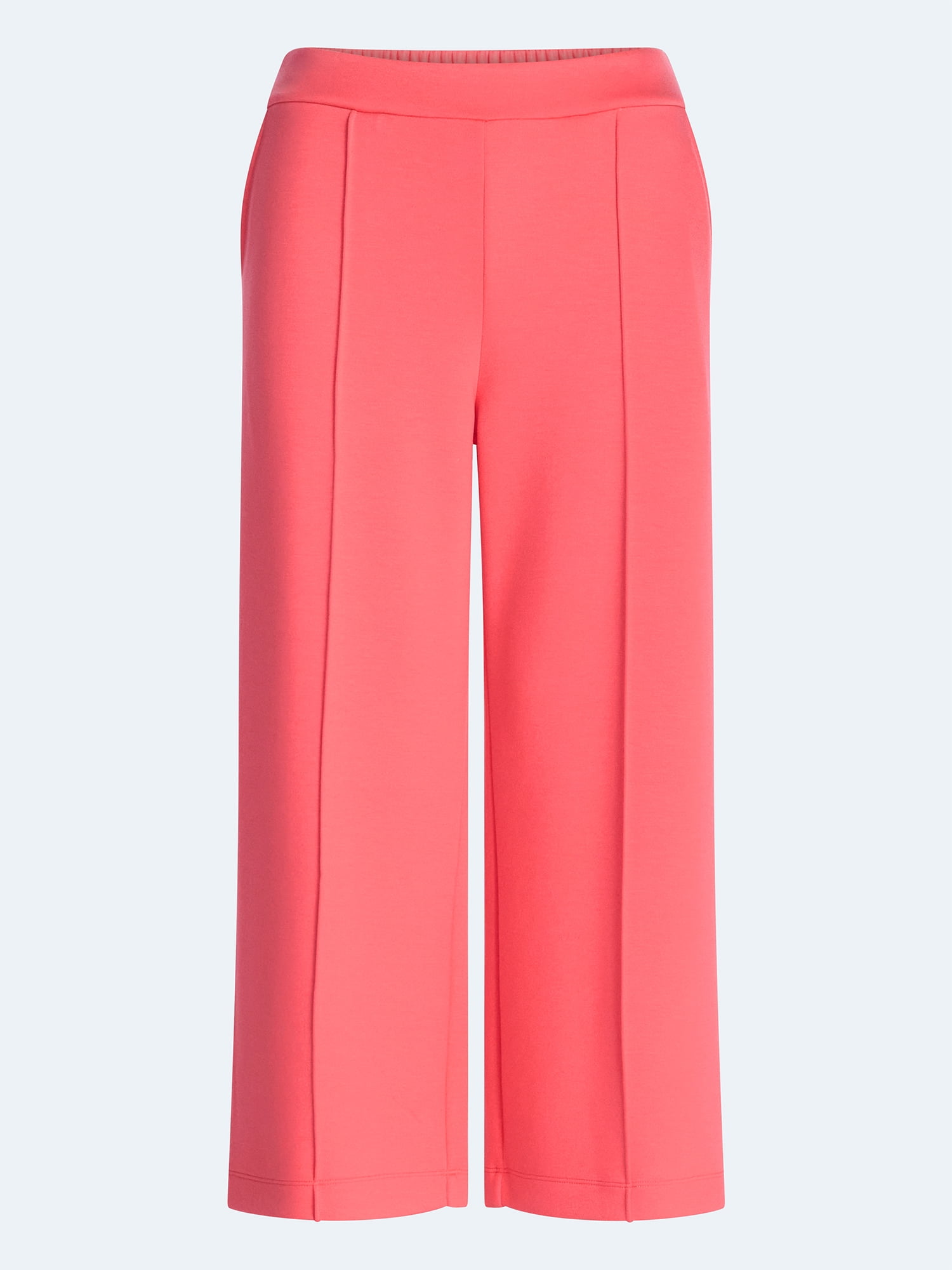 Scoop Women's and Women's Plus Scubaknit Cropped Seamed Pants, 24'' Inseam, Sizes XS-4X