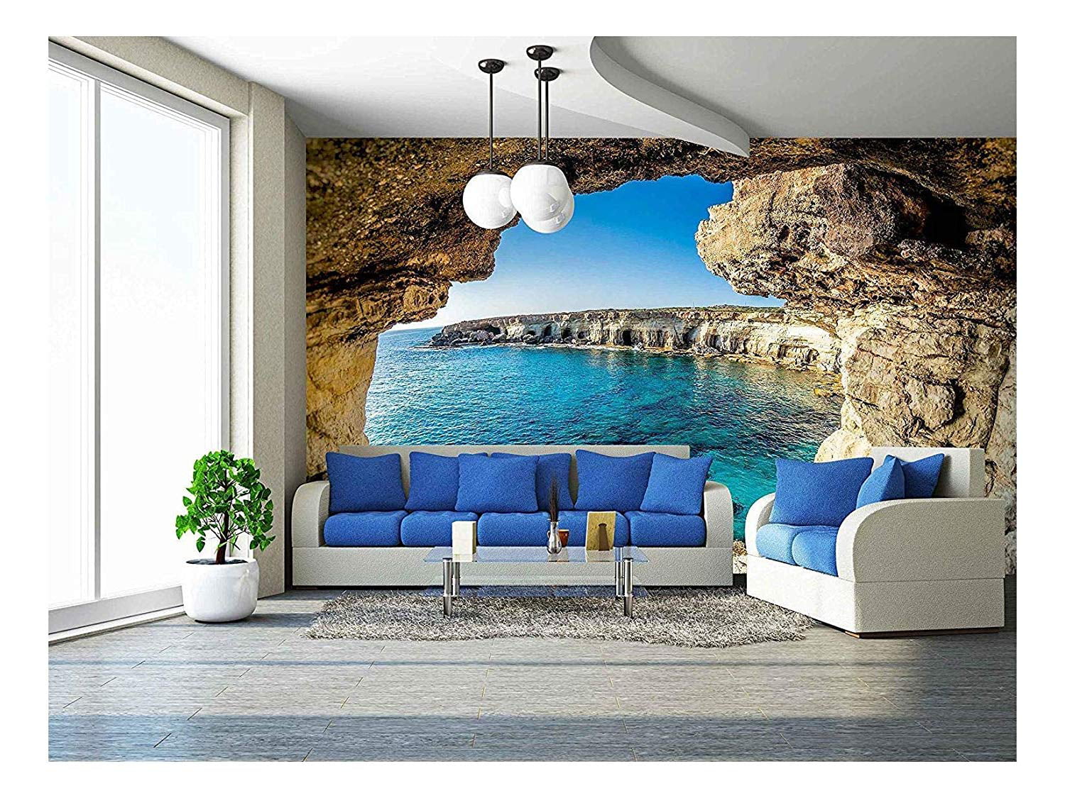 wall26 Sea Caves Near Ayia Napa, Cyprus. Removable