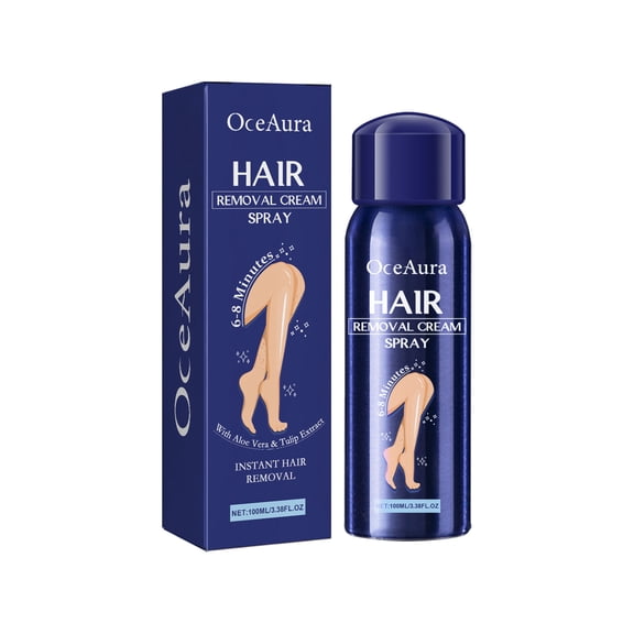 OceAura Hair Removal Cream Spray, Axillary Mild Arm Leg Hair Fast Hair Removal Clean Exquisite And Smooth Skin