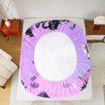 thumbnail image 4 of Homewish Halloween ABC Print N Queen Sheets,Personalized Monogrammed Gifts Queen Sheet Sets,4-Piece,1 Flat Sheet,1 Fitted Sheet and 2 Pillowcases, 4 of 6