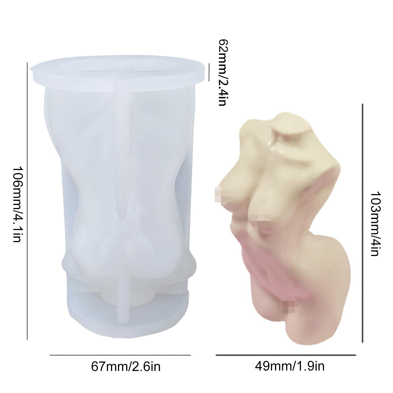 Silicone Mold,Woman Nude Body Clay Mold Body Silicone Mold for Cake Decoration Perfect for Making Decorative Resin Crafts