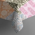 thumbnail image 5 of Pioneer Flower Floral Print Pattern Square Tablecloth,Waterproof Square Table Cover,Wipeable Spillproof Washable Table Cover for Home Kitchen Party Decor 42"X42"(107x107cm), 5 of 6
