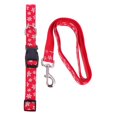 thumbnail image 4 of WHAMVOX 1Set Christmas Pet Leash Collar Set with Adjustable Red Nylon Collar and Matching Rope, 4 of 8