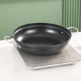 thumbnail image 4 of Miangastore Round Cooking Pot Stainless Steel Cooking Wok Double Handle Cooking Pot with Kitchen Supply 22CM, 4 of 7
