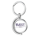 thumbnail image 1 of Dulce amor lindo estilo de cita handwrite Rotating keychain Metal Keyring Holder, 1 of 2