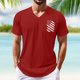 thumbnail image 2 of Men's T-shirt T-shirts Graphic Text Pool3D Printing Street Casual Short Sleeve Printed Clothing Basic L, 2 of 5