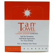 Tan Towel Classic Half Body, 50 Count