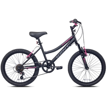20" Kent Kobra Mountain Bicycle, Fits Rider 4'2" - 5', Black/Pink, Child, Unisex