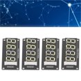 thumbnail image 4 of Affichage Segmenté LED 4 Chiffres 0.36 Po pour R3 avec Driver TM1637, Utilisation Rapide, Module d'Affichage Horloge Connexion 2 Broches, 4 of 7