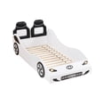 thumbnail image 4 of Newboti Furniture Colen White Finish Twin Car Bed With Led 0007, 4 of 8
