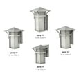 thumbnail image 6 of 1 Light Medium Outdoor Wall Lantern in Transitional-Craftsman-Coastal Style 9 inches Wide By 13.5 inches High-Satin Black Finish-Incandescent Lamping, 6 of 8