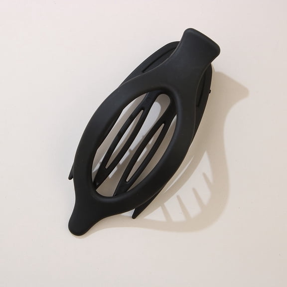 Flat Hair Claw Clips for Women Girls, French Strong Hold Hair Barrettes for Thick Thin Hair, Comfortable Curved Lay Down Claw Clips for Lying, Driving and More