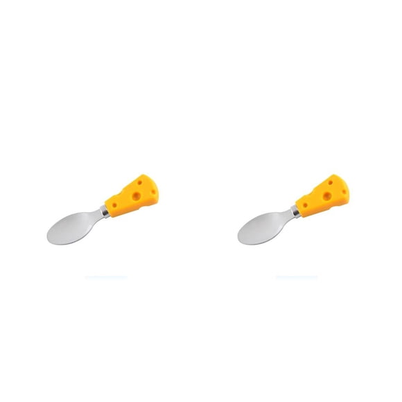 Cateissary Cheese Spoon Butter Scoop Household Accessories Spoons Practical Kitchen Long-lasting Multifunctional Slicers Tool Utensils Flat 2piezas
