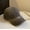 Broken Baseball Hat - Gray, variant on Pink Baseball Cap For Women With American Style Holes, Wide Brim To Show Face, Small Duckbill Cap, Enlarged And Deepened Korean Version Of Big Head Cap