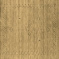 thumbnail image 1 of Ahgly Company Indoor Square Abstract Brown Contemporary Area Rugs, 3' Square, 1 of 4