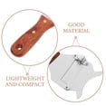 thumbnail image 4 of LOLIPPYY Manual Cheese Slicer with Wood Handle and Stainless Steel Blade for Block Cheese Cutting Kitchen Tool, Multi-Color, 4 of 8