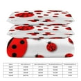 thumbnail image 2 of 3 Pcs Soft Bedding Set, Includes 1 Duvet Cover with Zipper And 2 Pillow Shams,Ladybug Queen(90"×90"), 2 of 8