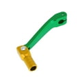 thumbnail image 1 of Palanca de cambio de motocicleta plegable para Honda CRF150F 2003-2017, aleación de aluminio, palanca de cambio verde con cabeza dorada, 1 of 6