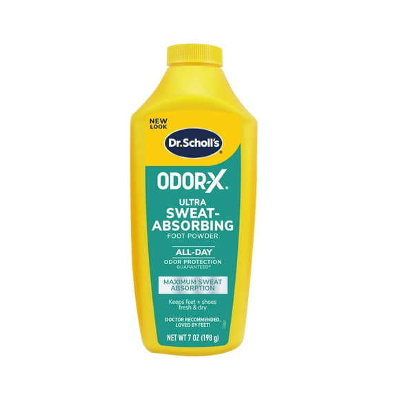 Dr. Scholl’s® Odor-X® Ultra Sweat-Absorbing Unscented Foot Powder, 7oz, 1 Count