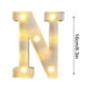 thumbnail image 2 of Fiudx Lámpara con Letras Led Decorativas, Luz Nocturna Tipo Marquesina, Decoración Versátil para El Hogar, Celebraciones de Cumpleaños y Bodas, Ambiente Romántico, Fácil de Usar con Pilas., 2 of 6