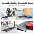 thumbnail image 3 of Ruedamann 1.4" Rise Non-Skid Solid Rubber Wheelchair Ramp for Wheelchairs,Holds Up to 1500 lbs,Threshold Ramp Used for Thresholds,Doorways and Bathroom, 3 of 8