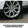 thumbnail image 3 of Generic 2pcs Rubber Triangle Wheel Chocks 160x95x95mm Heavy Duty Vehicle Ti, 3 of 6