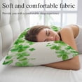 thumbnail image 5 of St. Patrick's Day Pillow Covers 16"x24", Watercolor Lucky Clovers Green Rustic Soft Brushed Microfiber Breathable Throw Pillow Covers, Decorative Pillowcase with Zipper for Couch Sofa Bedroom, 5 of 9