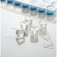 thumbnail image 2 of Kitchen Details Silicone 21-Cavity Ice Cube Tray Set of 2, 2 of 5