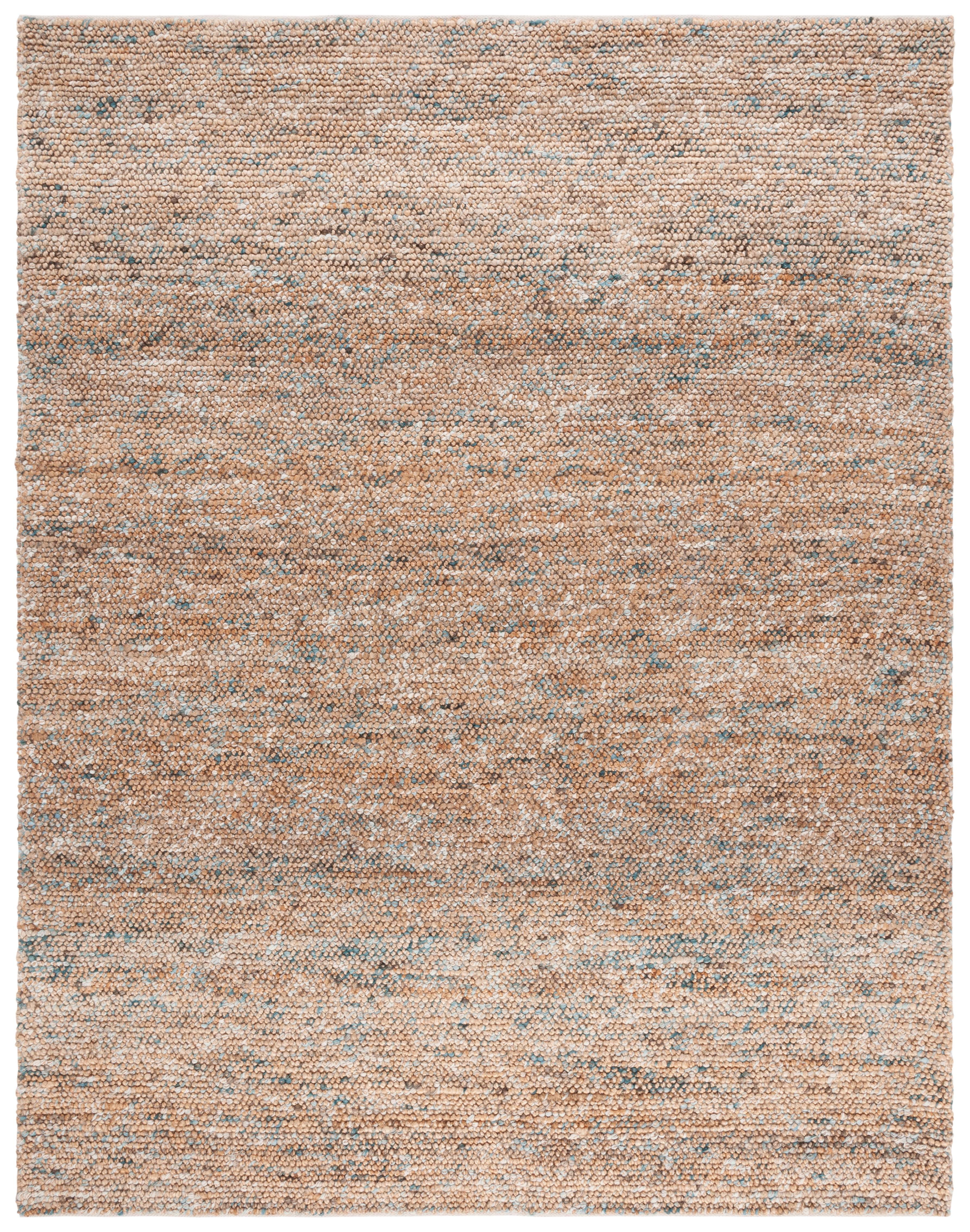 SAFAVIEH Bohemian Martha Solid Area Rug, Natural/Blue, 8' x 10'