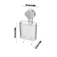 thumbnail image 3 of Wovilon Suction Cup Storage Rack Bathroom Sink Punch Frees Storage Box Bathroom Wall Mounted Storage Rack Suitable For Bathroom Storage, 3 of 6