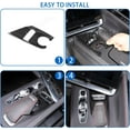 thumbnail image 5 of TINKI Gear Shift Panel ESP Anti Slip Switch Panel Trim Cover Compatible with Chevrolet Corvette C8 2020-2023, ABS Center Console Gears Base Panel Cover, 5 of 6