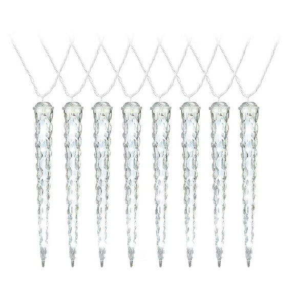 Gemmy LightShow ShootingStar 8-Count White LED Icicle Lights